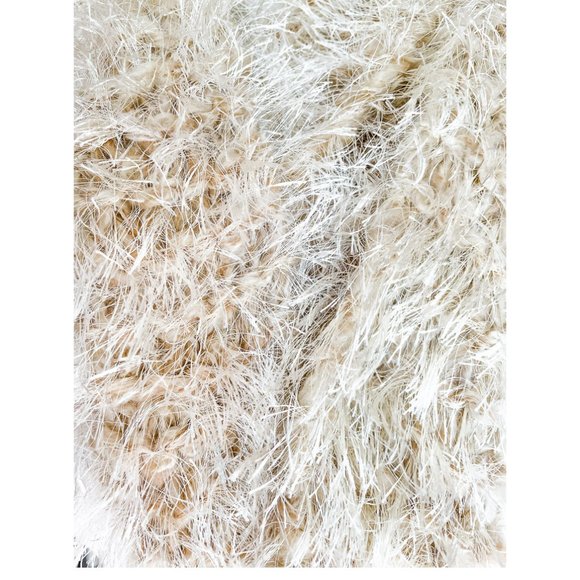 NWOT SOFT FUZZY LONG SCARF WITH TASSELS - Picture 4 of 4